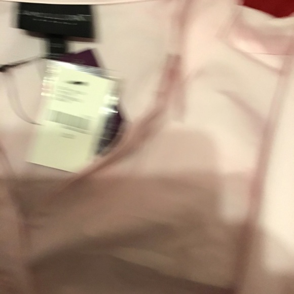 Lane Bryant Pink Blouse  3/4 shelves hidden buttons 20 NWT - Picture 2 of 3